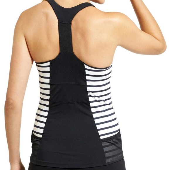 Athleta Stripe Ace Racer Tank Top size S - Picture 2 of 4